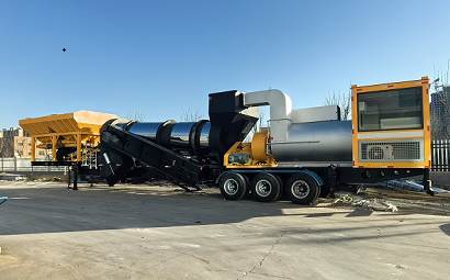 The production of 60 t/h mobile asphalt plant for export to Russia has been arranged